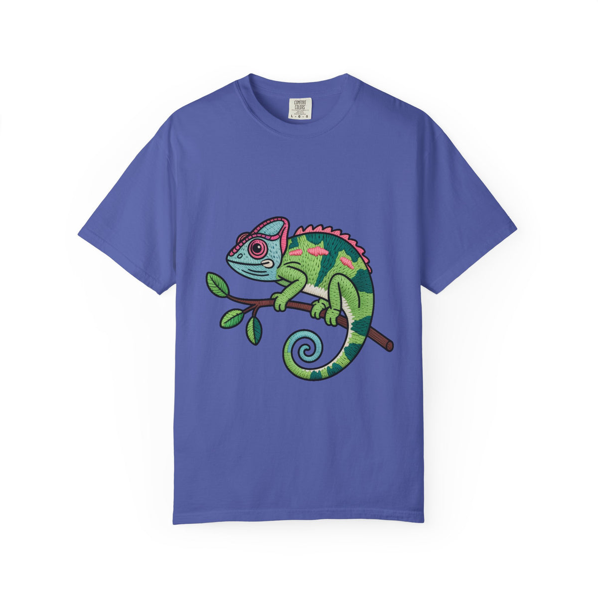 Cute Chameleon Shirt, Chameleon On A Branch T-Shirt, Cartoon Reptile Lover Gift, Funny Chameleon Tee