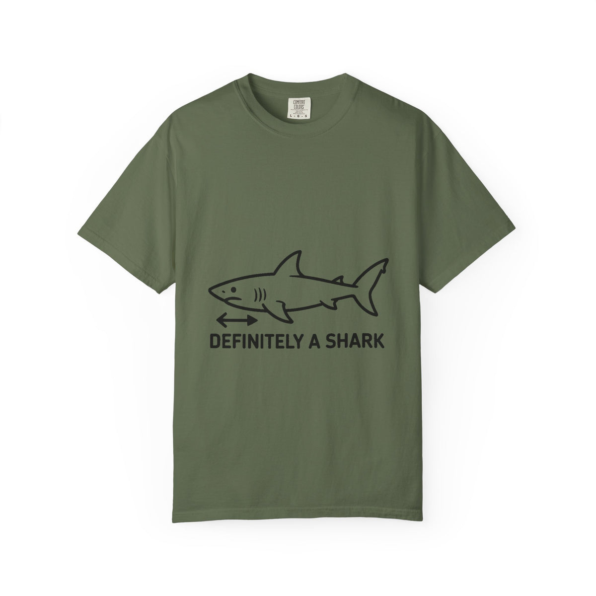 Definitely A Shark Diagram Shirt, Funny Deadpan Meme Tee, Sarcastic Textbook Diagram T-Shirt, Shark Lover Gift