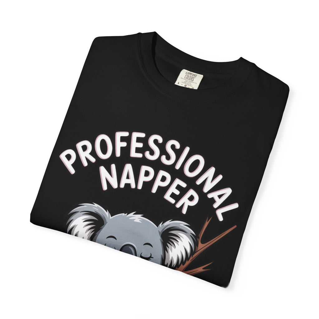 Professional Napper Koala Shirt, Funny Koala T-Shirt, Cute Sleepy Animal Tee, Nap Lover Gift, Cozy Koala Graphic Tee