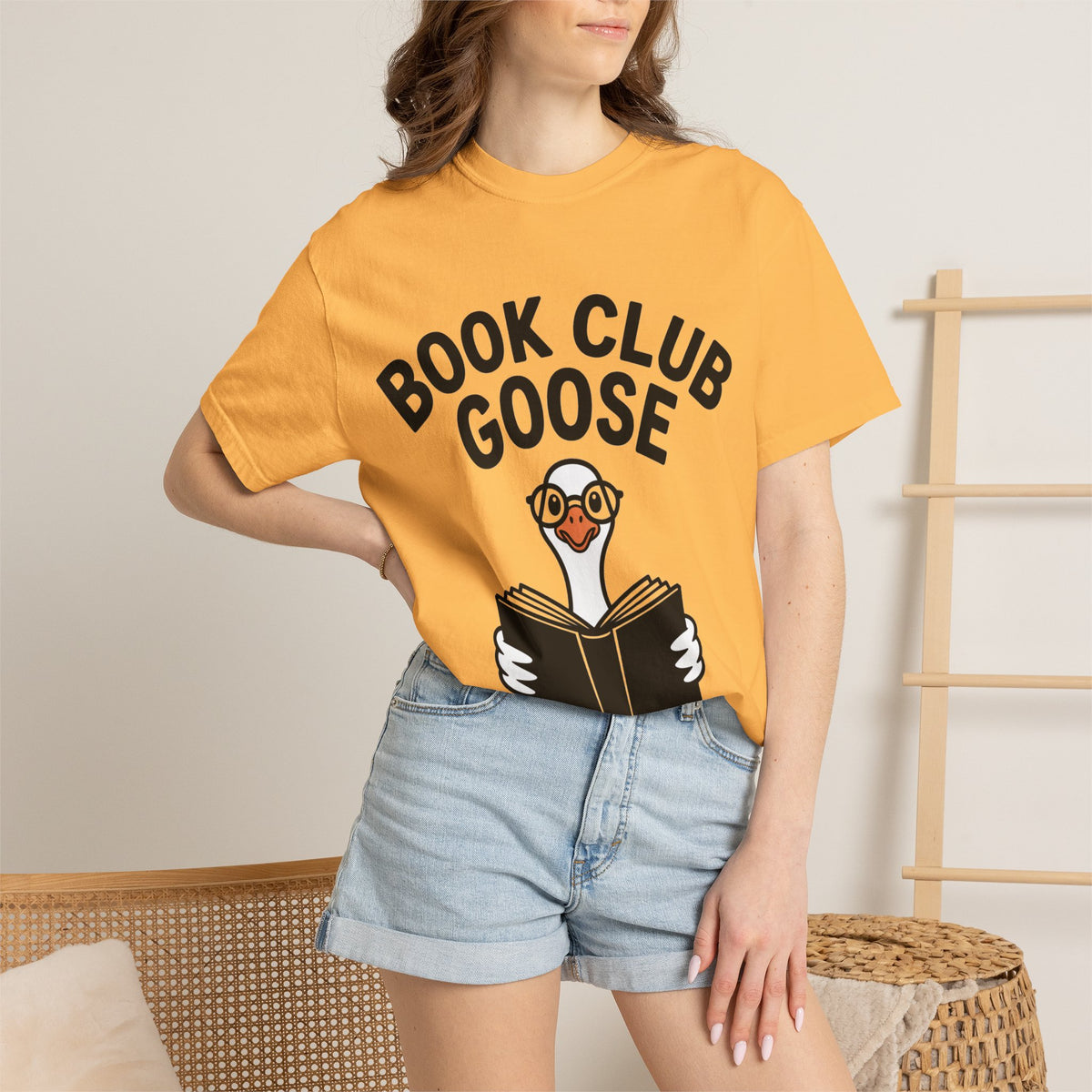 Book Club Goose Shirt, Funny Reading Goose T-Shirt, Bookworm Gift, Cute Bookish Bird Tee, Librarian Gift Shirt