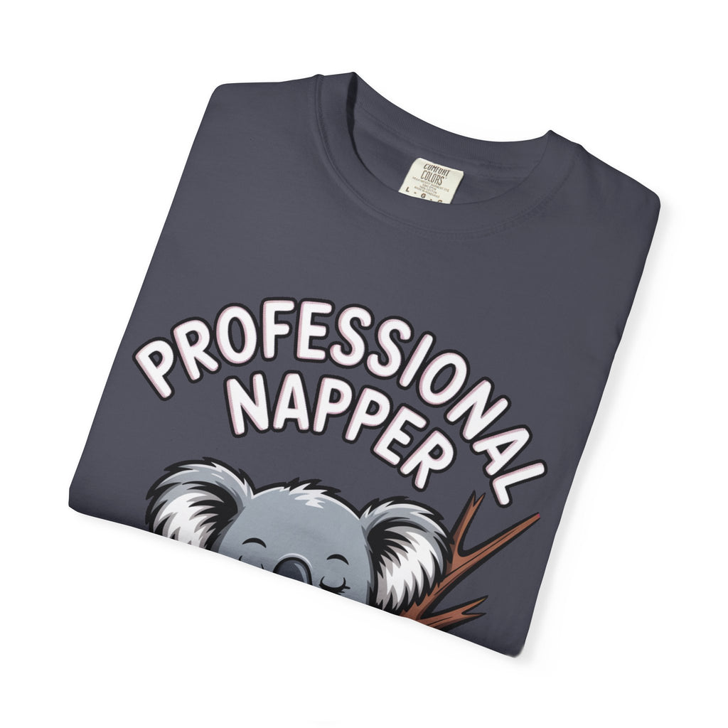 Professional Napper Koala Shirt, Funny Koala T-Shirt, Cute Sleepy Animal Tee, Nap Lover Gift, Cozy Koala Graphic Tee