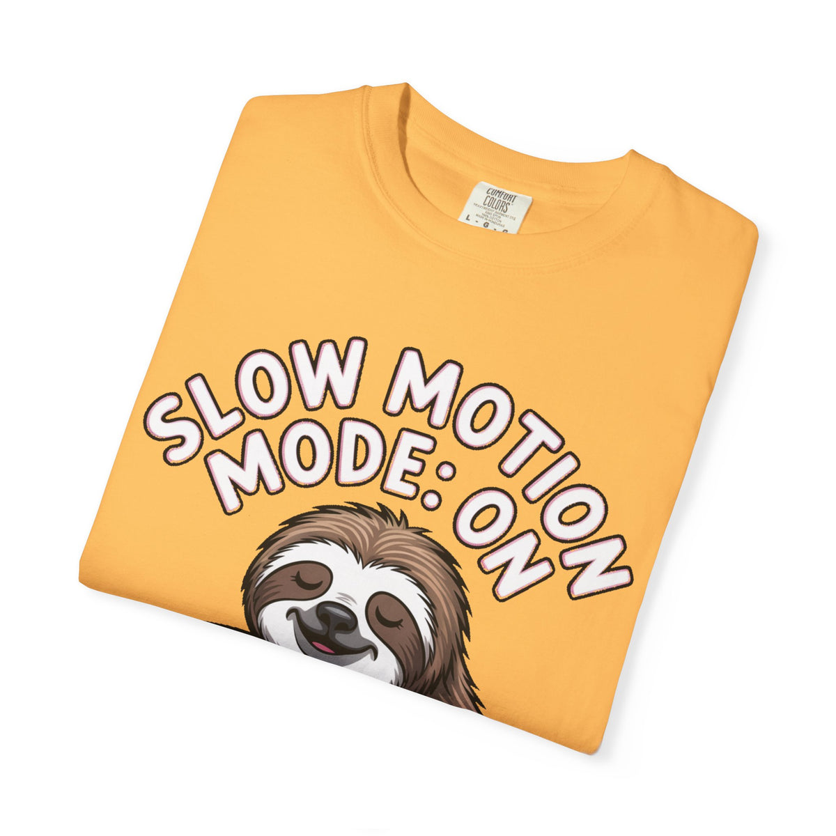 Slow Motion Sloth Shirt, Funny Coffee Lover T-Shirt, Cute Sloth Hugging Coffee Cup Tee, Sleepy Sloth Gift for Coffee Addict