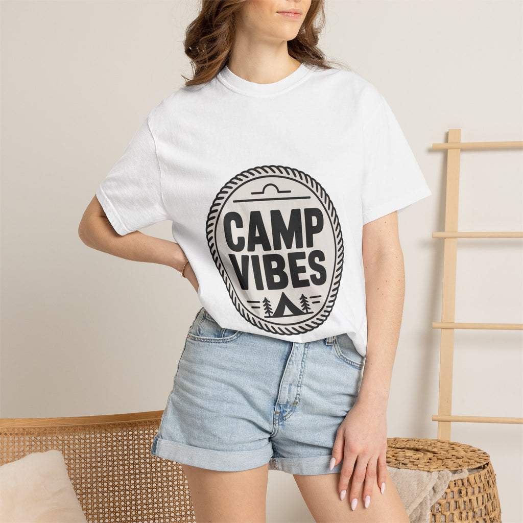 Coin Badge Camp Vibes T-Shirt