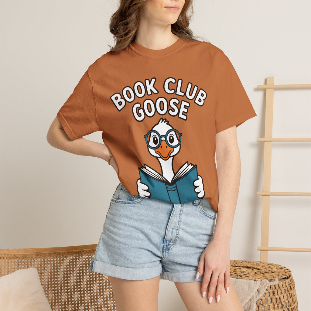 Book Club Goose Shirt, Funny Reading Goose T-Shirt, Bookworm Gift, Cute Bookish Goose Tee, Librarian Gift for Book Lovers