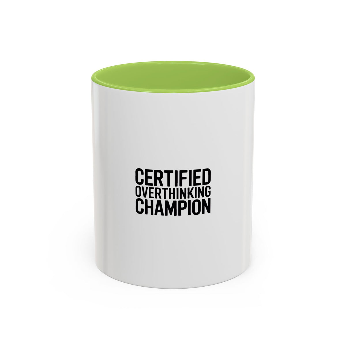 Certified Overthinking Champion Mug, Funny Sarcastic Coffee Mug, Anxiety Humor Gift, Overthinker Ceramic Cup, Funny Office Mug