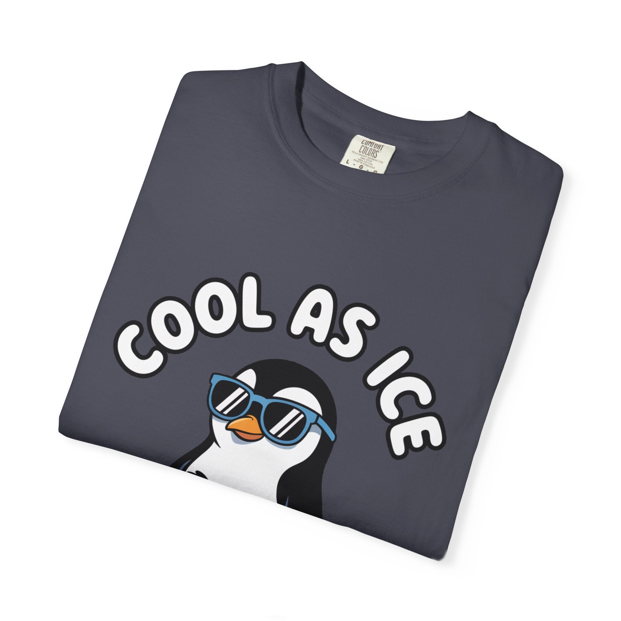 Cool As Ice Penguin Shirt, Funny Sunglasses Penguin T-Shirt, Cute Winter Animal Tee, Ice Block Bird Lover Gift