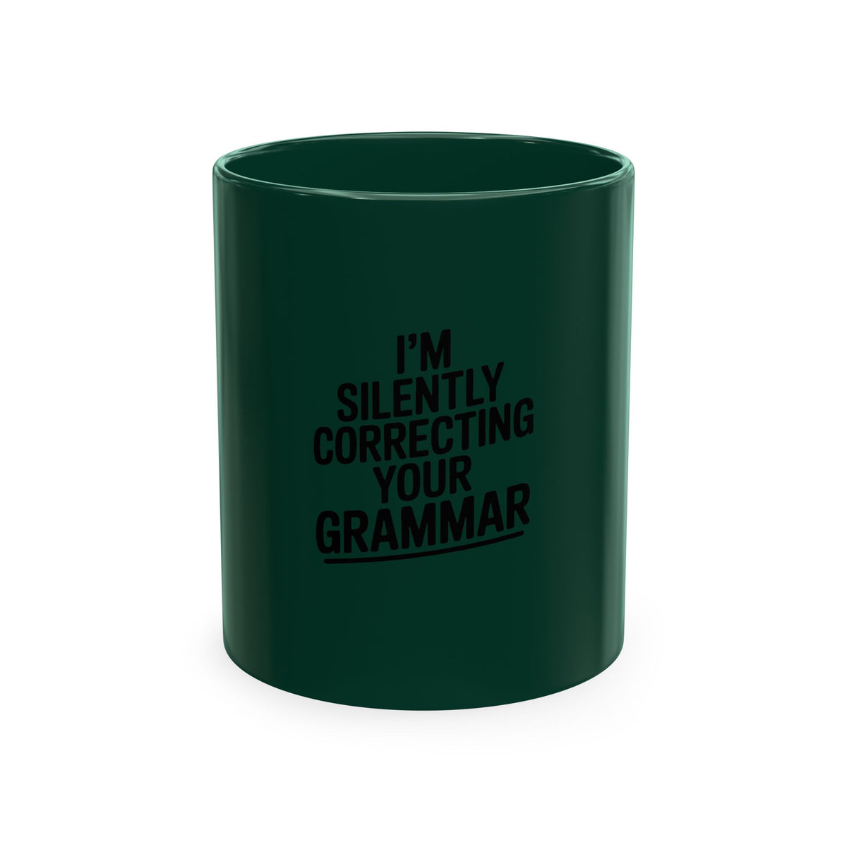 Silently Correcting Your Grammar Mug, Funny Grammar Nazi Coffee Cup, Sarcastic Teacher Gift, English Teacher Mug, Editor Gift