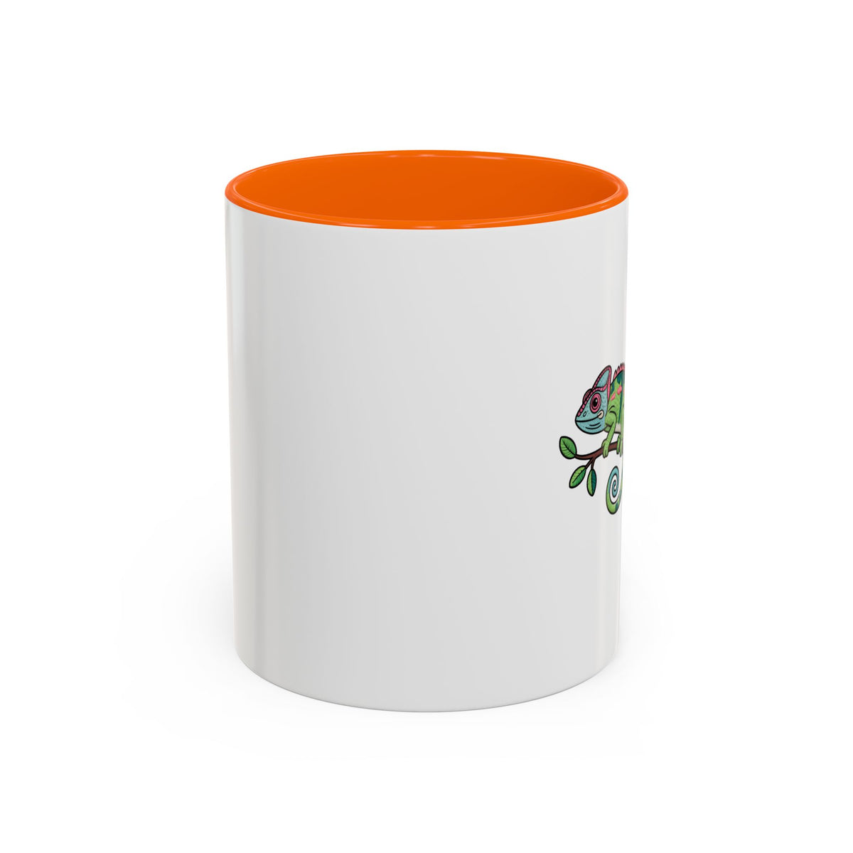 Cute Chameleon Mug, Cartoon Reptile Coffee Cup, Chameleon Lover Gift, Funny Lizard Ceramic Mug