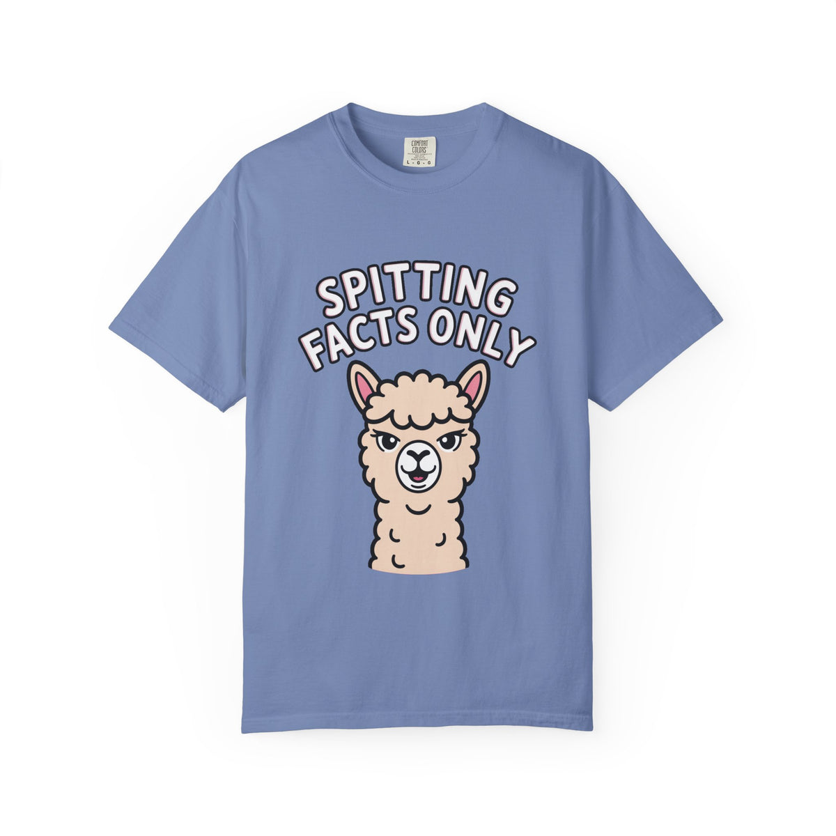 Funny Alpaca Shirt, Spitting Facts Only T-Shirt, Sassy Alpaca Tee, Cute Alpaca Lover Gift, Funny Animal Graphic Shirt