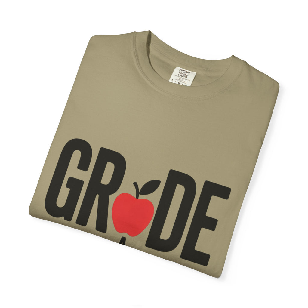 Grade A Teacher Shirt, Funny Apple Teacher T-Shirt, Cute Teacher Appreciation Gift, Back to School Tee for Teacher