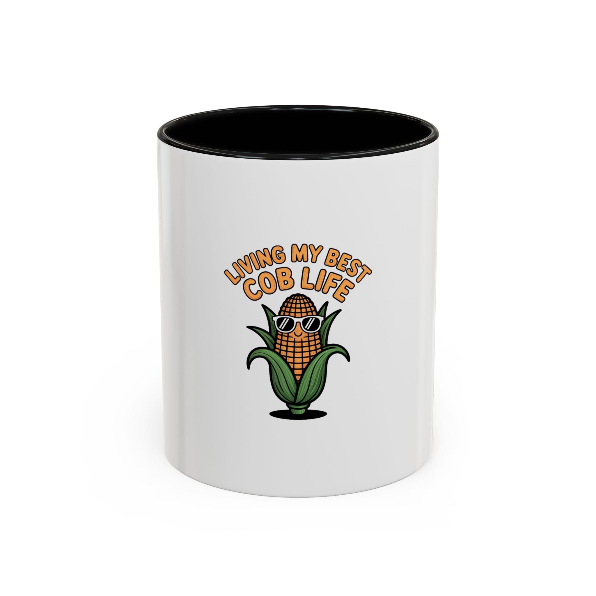 Funny Corn Mug, Living My Best Cob Life Coffee Mug, Cute Vegetable Pun Mug, Corn Lover Gift, Funny Kitchen Cup, Foodie Gift Idea