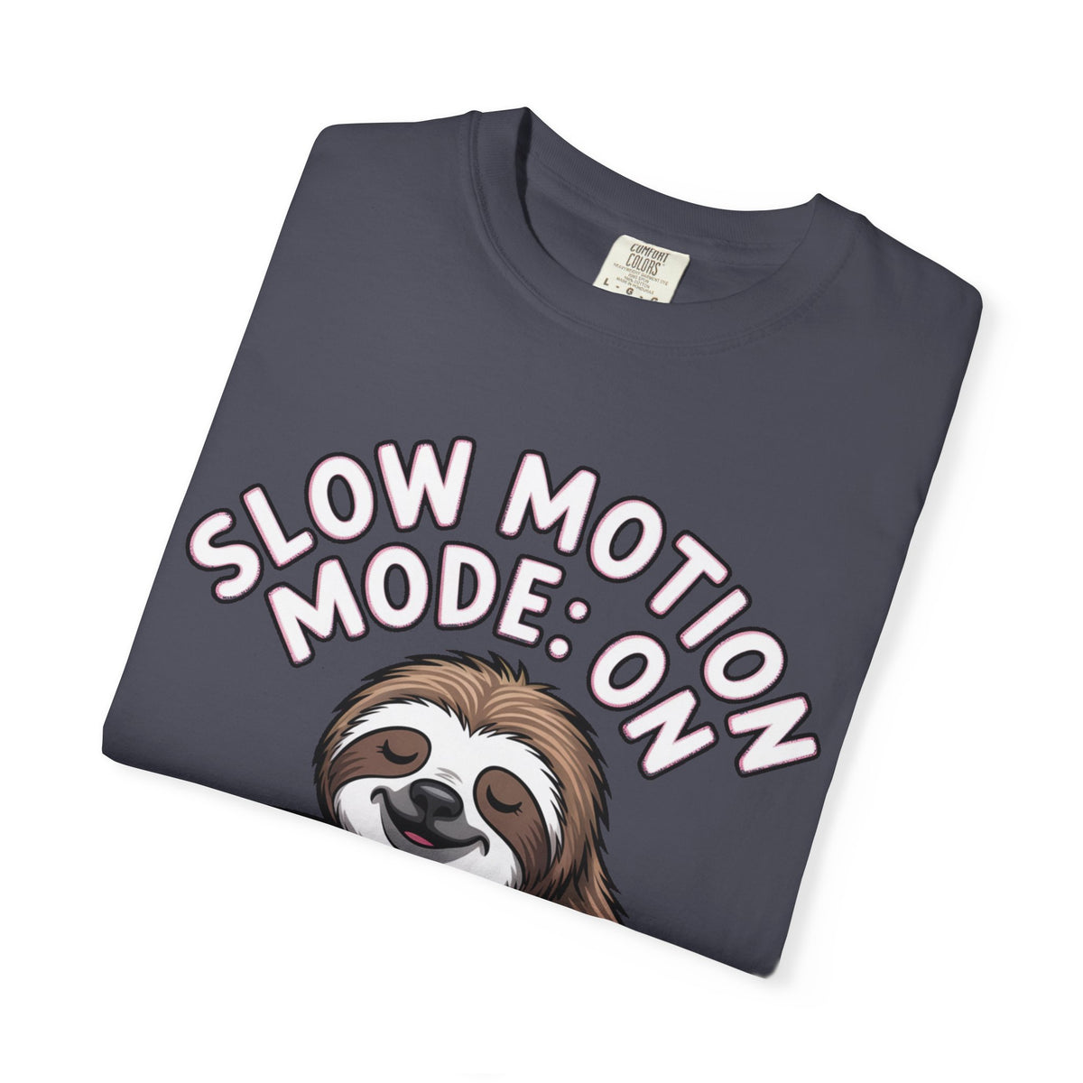 Slow Motion Sloth Shirt, Funny Coffee Lover T-Shirt, Cute Sloth Hugging Coffee Cup Tee, Sleepy Sloth Gift for Coffee Addict