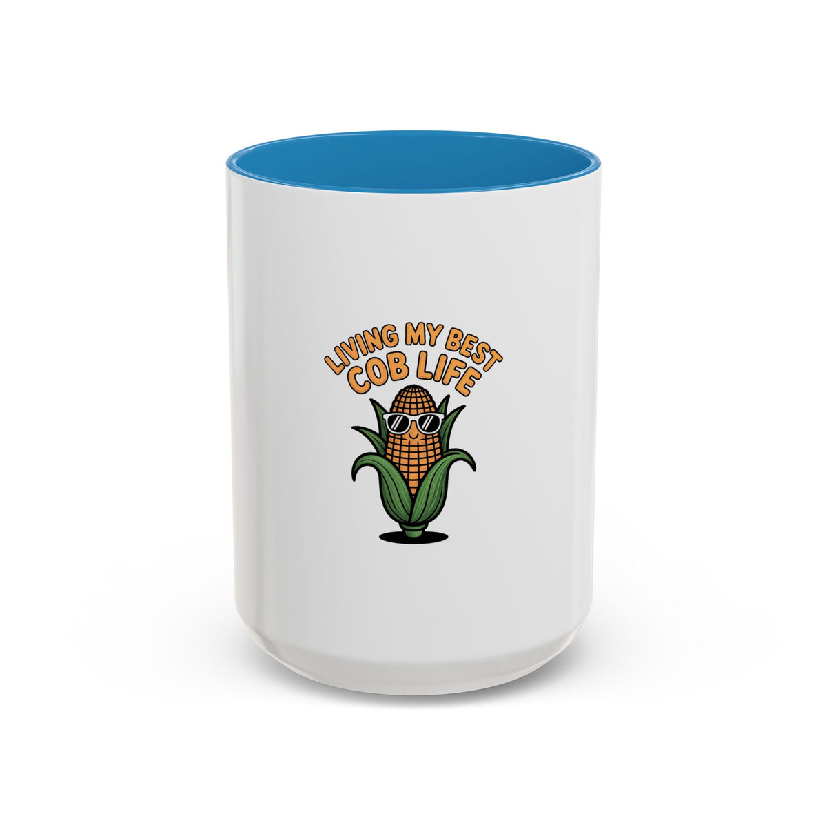 Funny Corn Mug, Living My Best Cob Life Coffee Mug, Cute Vegetable Pun Mug, Corn Lover Gift, Funny Kitchen Cup, Foodie Gift Idea
