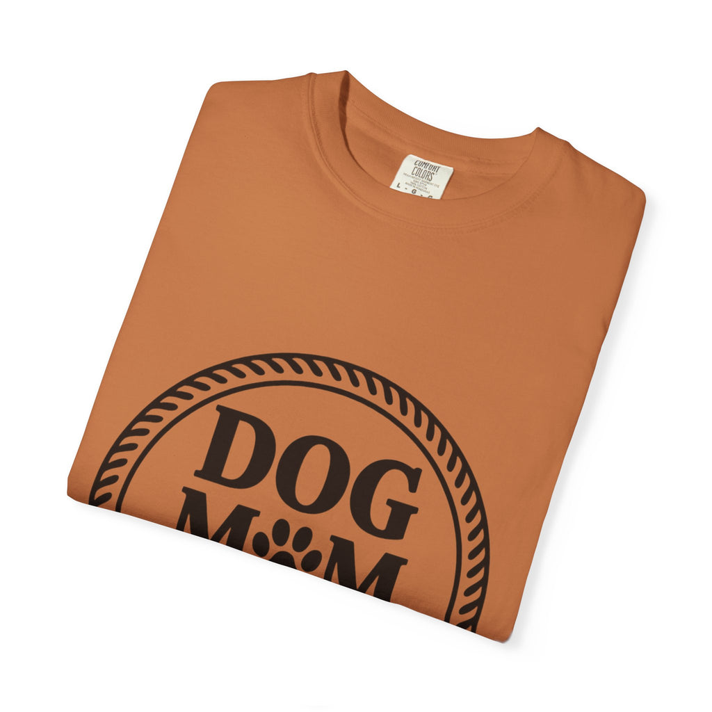 Dog Mom Club Badge Shirt, Vintage Stamp Dog Lover T-Shirt, Funny Dog Mom Gift, Minimalist Paw Print Tee