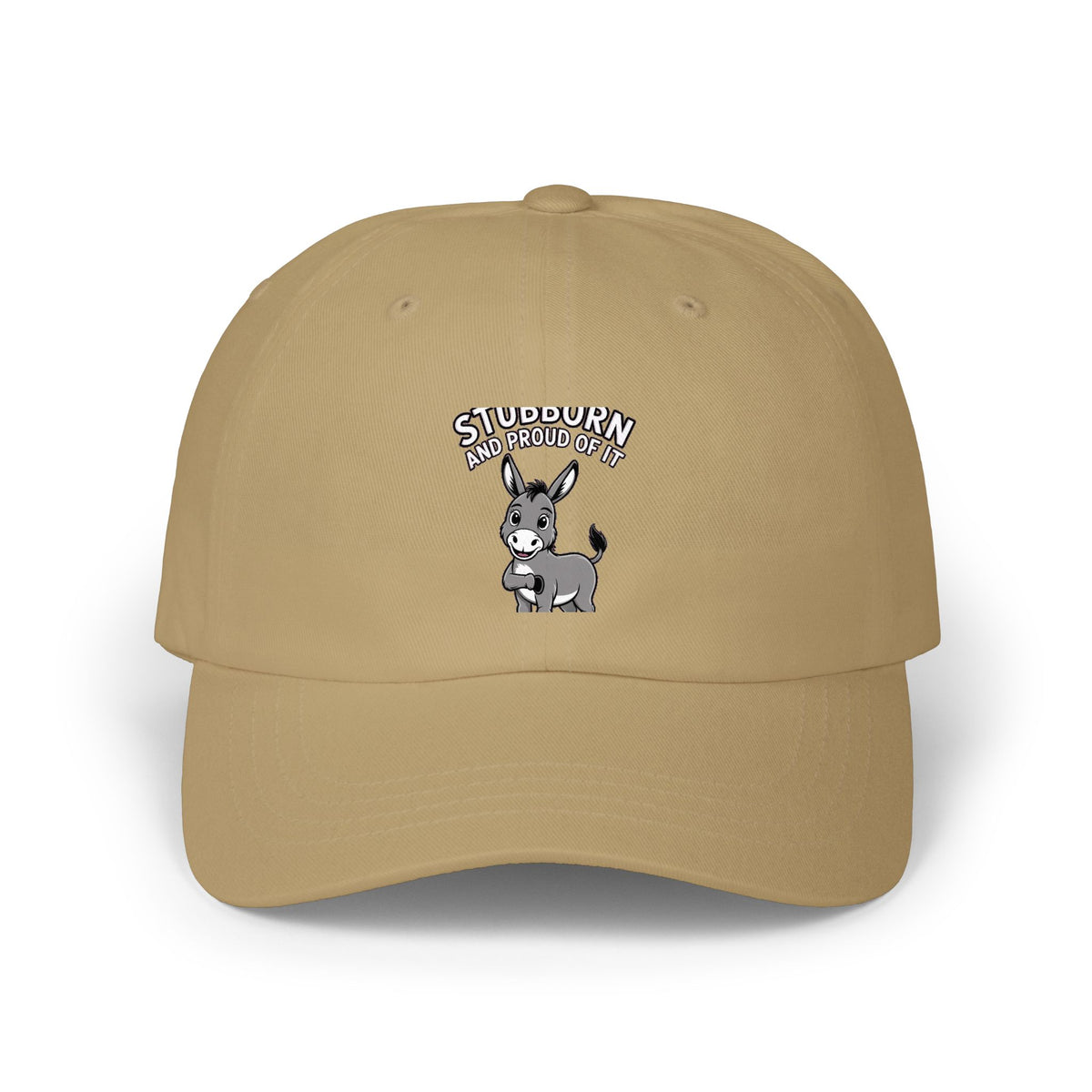 Stubborn Donkey Dad Cap, Funny Donkey Embroidered Hat, Stubborn And Proud Of It Cap, Cute Farm Animal Baseball Cap, Gift For Him