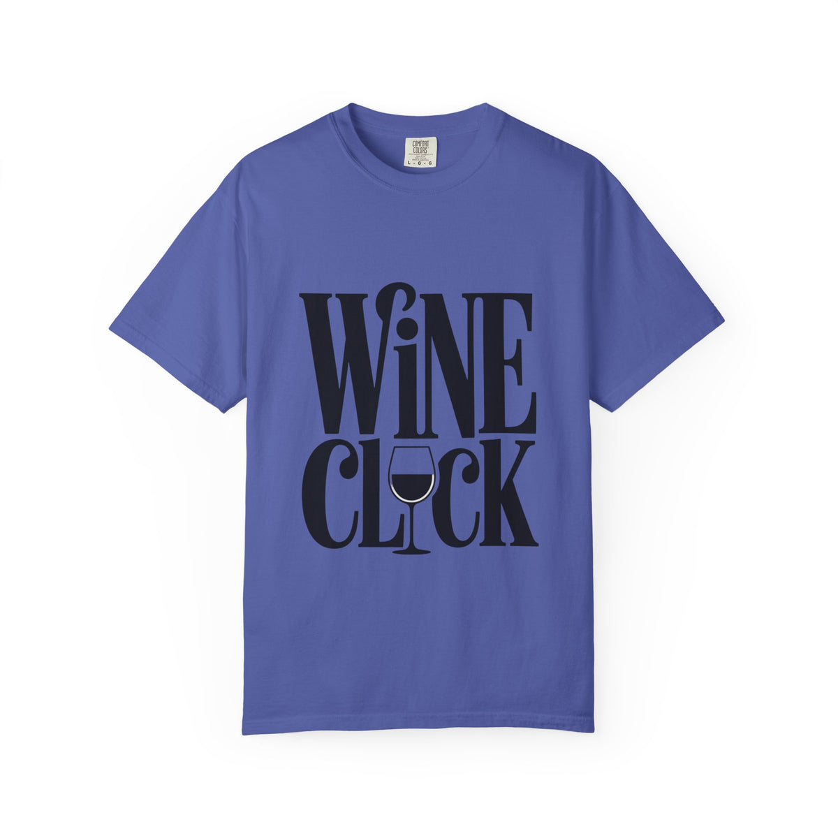 Wine O'Clock Shirt, Funny Wine Lover T-Shirt, Bold Typography Wine Glass Tee, Cute Gift for Wine Drinker