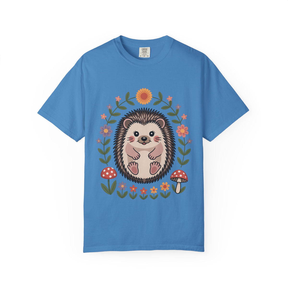 Floral Hedgehog T-Shirt