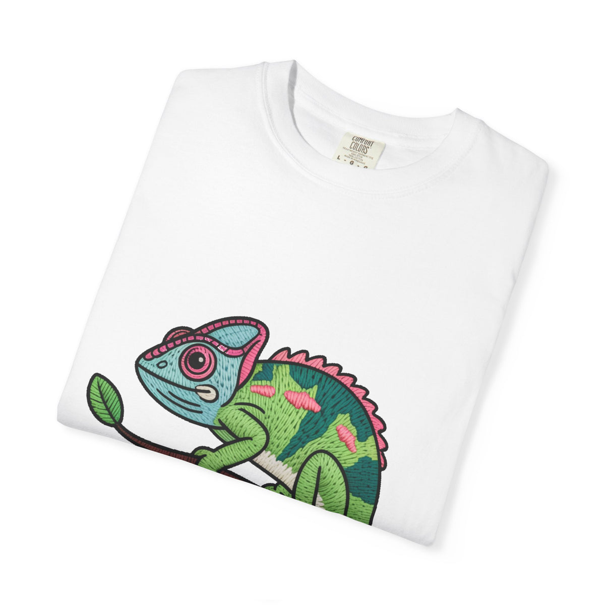 Cute Chameleon Shirt, Chameleon On A Branch T-Shirt, Cartoon Reptile Lover Gift, Funny Chameleon Tee