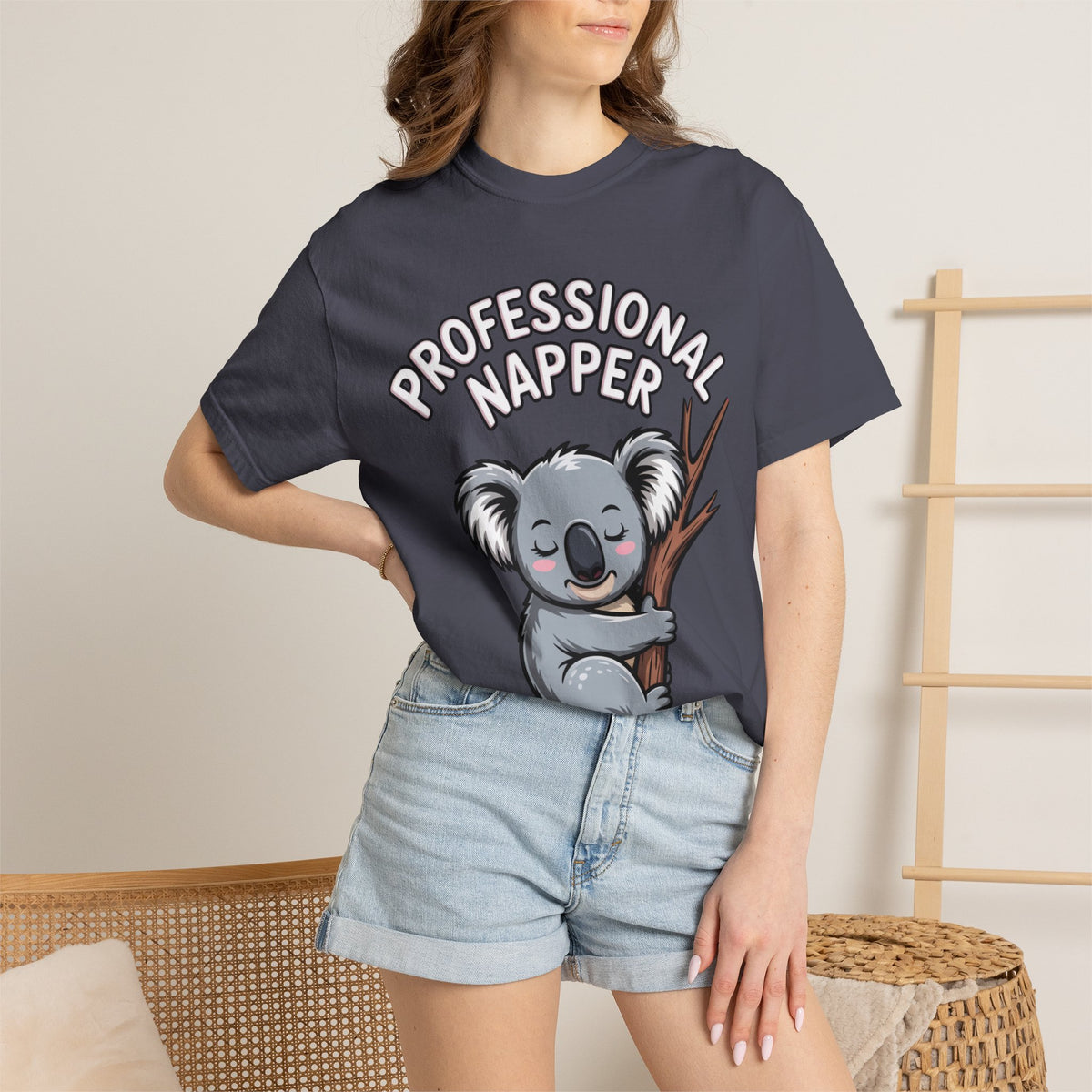Professional Napper Koala Shirt, Funny Koala T-Shirt, Cute Sleepy Animal Tee, Nap Lover Gift, Cozy Koala Graphic Tee