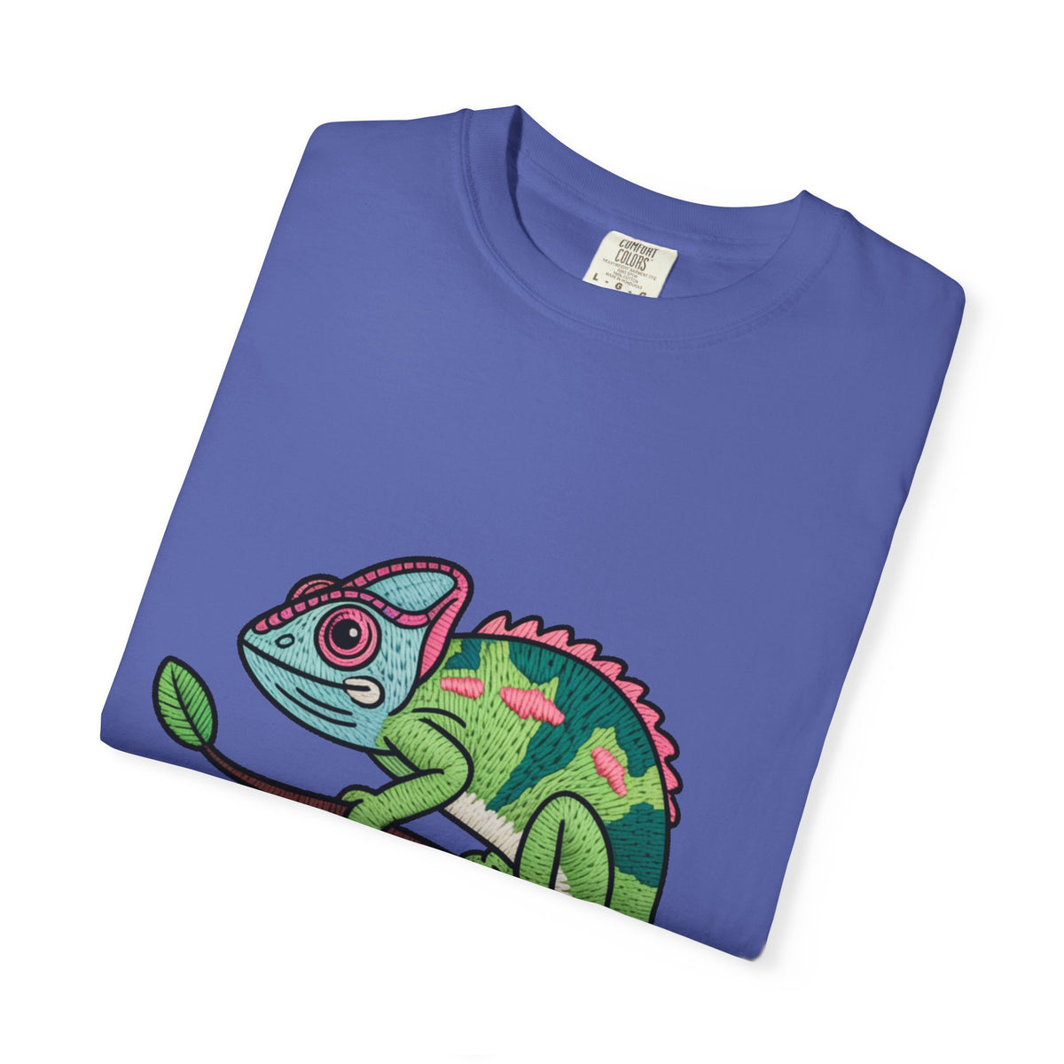 Cute Chameleon Shirt, Chameleon On A Branch T-Shirt, Cartoon Reptile Lover Gift, Funny Chameleon Tee