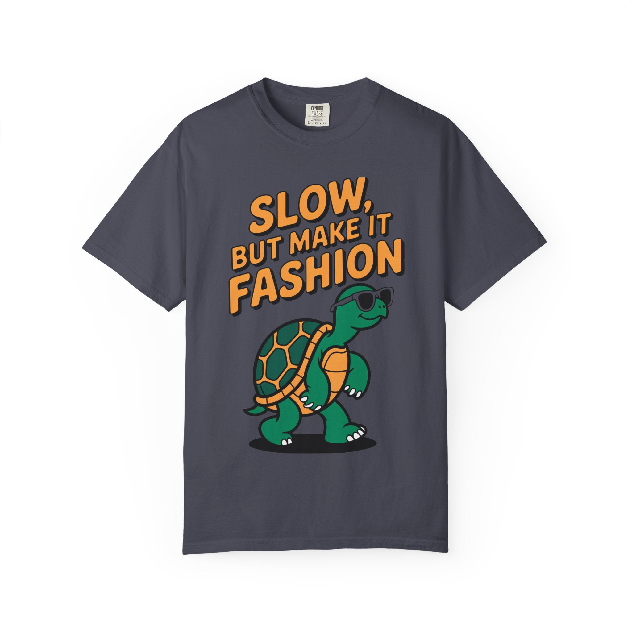 Slow But Fashion Turtle Shirt, Funny Turtle Sunglasses T-Shirt, Cute Turtle Lover Gift, Sarcastic Animal Tee