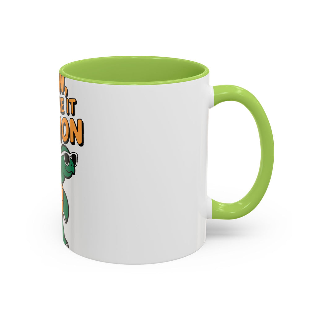 Slow But Fashion Turtle Mug, Funny Sunglasses Turtle Coffee Cup, Cute Turtle Lover Gift, Sassy Animal Mug for Coffee Tea Lovers