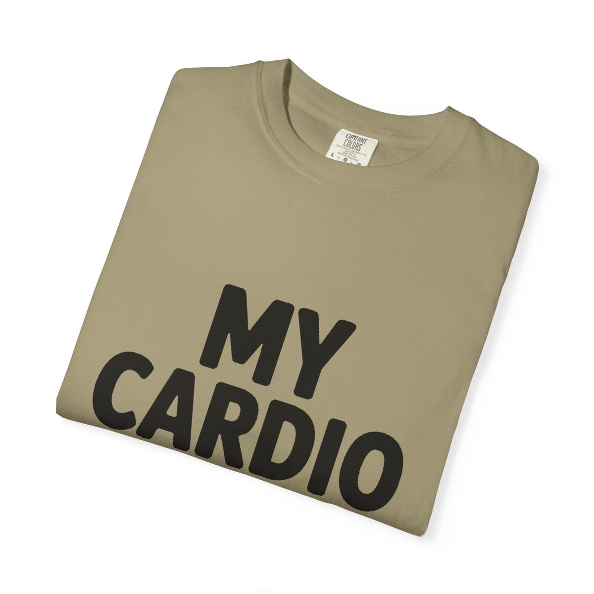 My Cardio Is Running Late Shirt, Funny Gym Excuse T-Shirt, Sarcastic Workout Tee, Lazy Fitness Humor Gift