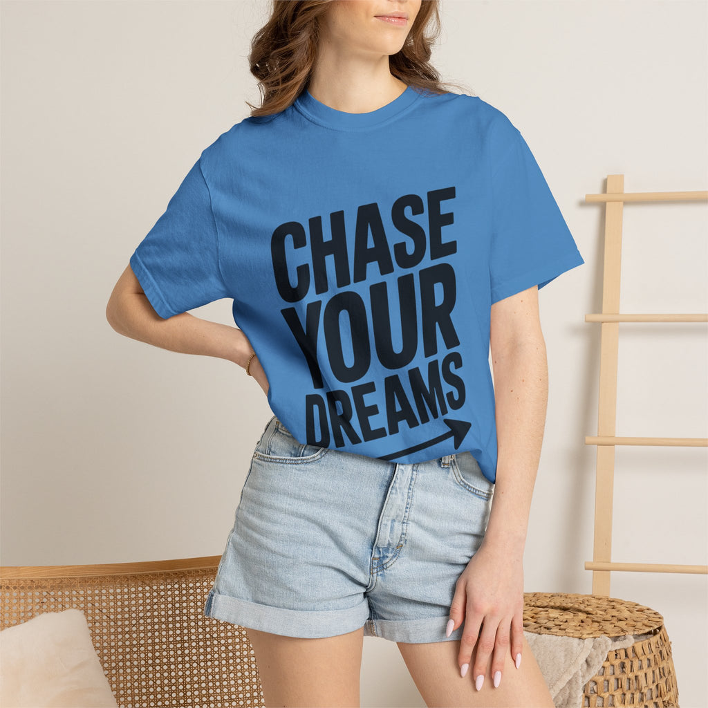 Chase Your Dreams Typography T-Shirt