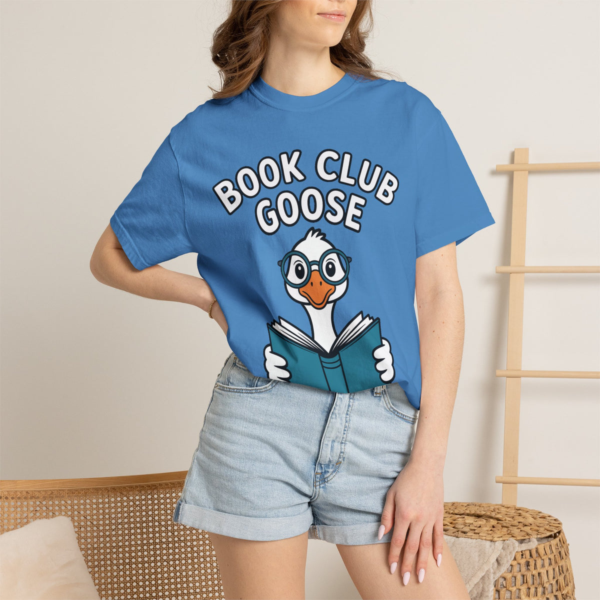 Book Club Goose Shirt, Funny Reading Goose T-Shirt, Bookworm Gift, Cute Bookish Goose Tee, Librarian Gift for Book Lovers