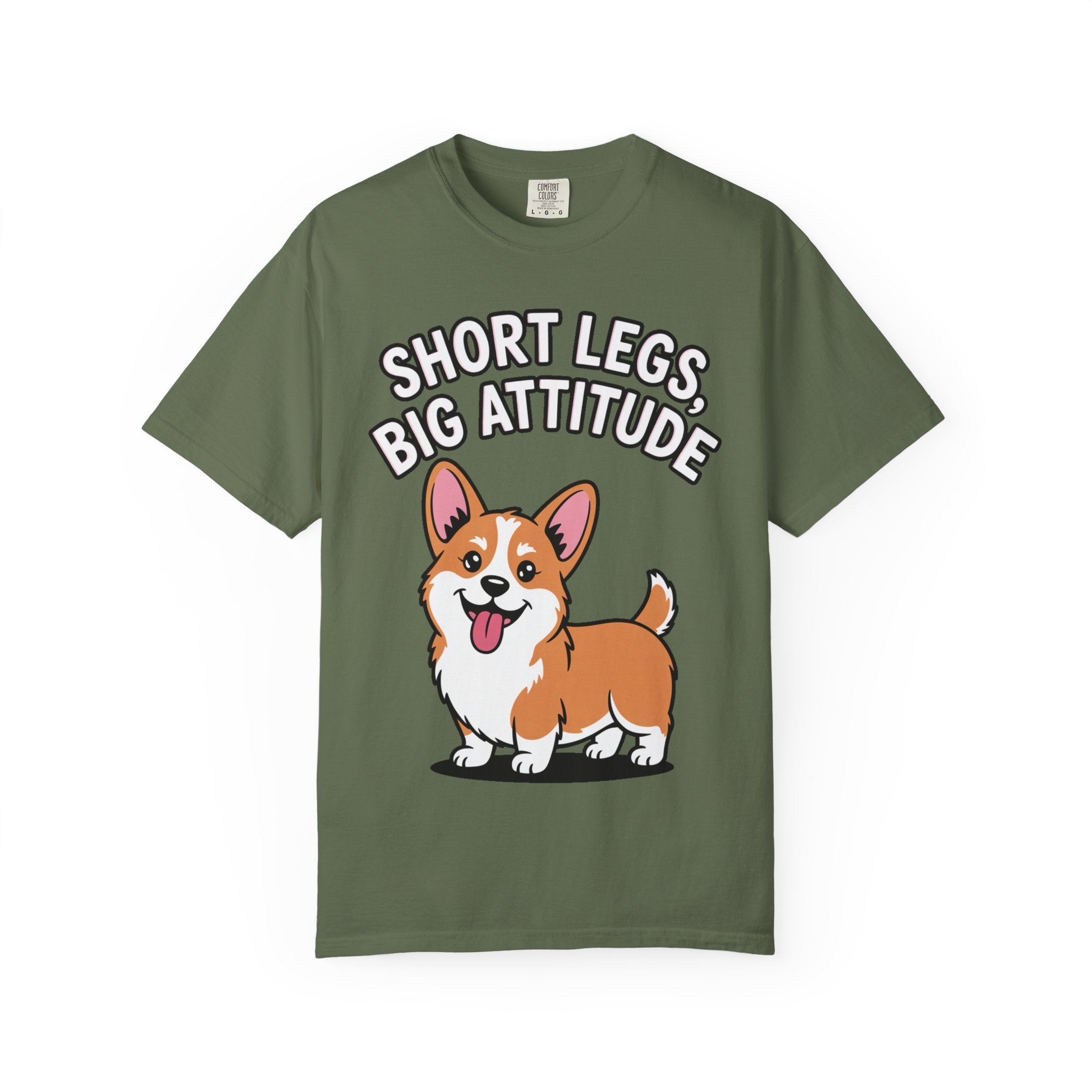 Short Legs Big Attitude Corgi Shirt, Funny Corgi T-Shirt, Cute Dog Lover Gift, Corgi Mom Dad Tee, Sassy Dog Graphic Shirt