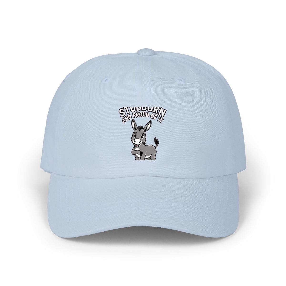 Stubborn Donkey Dad Cap, Funny Donkey Embroidered Hat, Stubborn And Proud Of It Cap, Cute Farm Animal Baseball Cap, Gift For Him