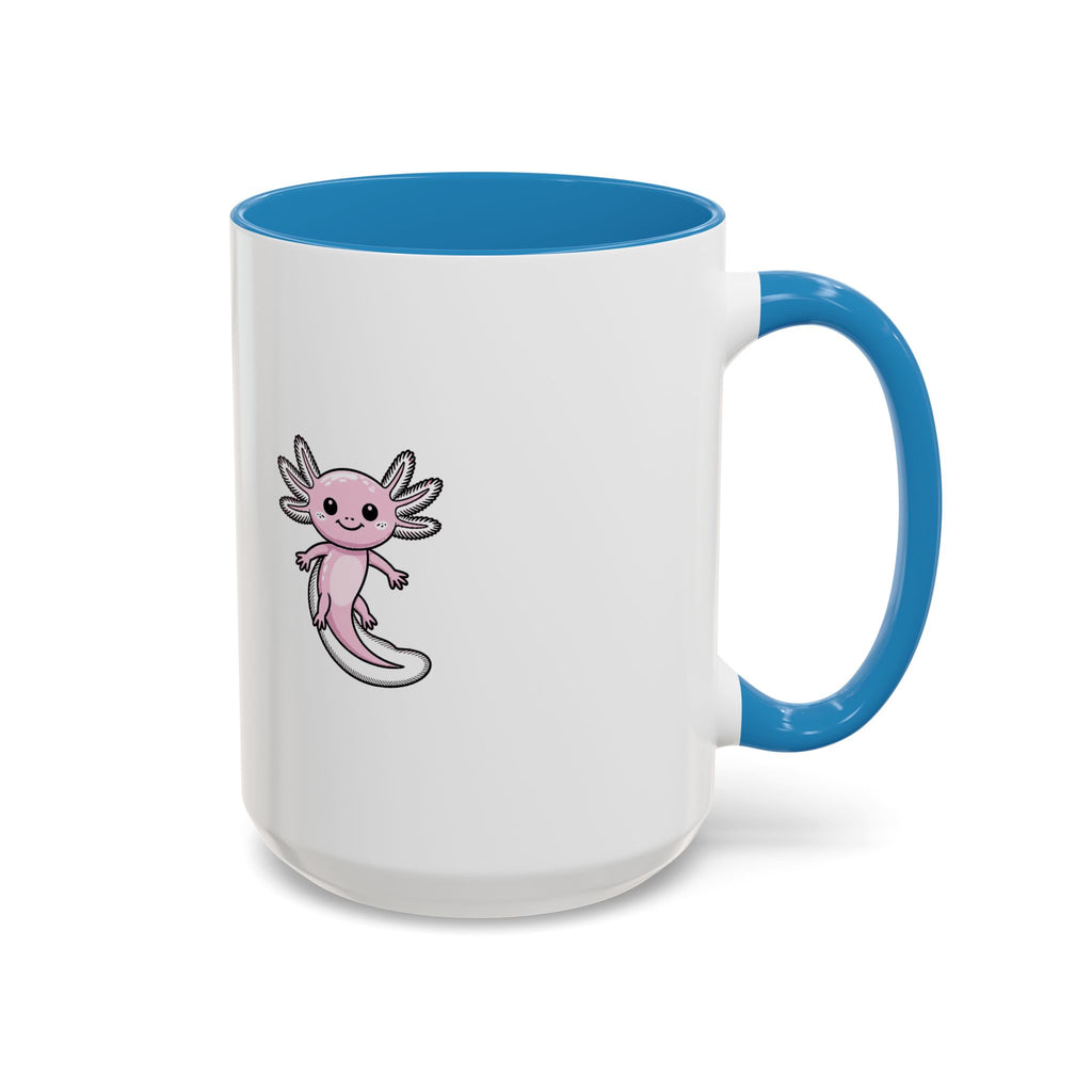 Cute Axolotl Mug, Smiling Axolotl Coffee Cup, Kawaii Axolotl Gift, Cute Animal Lover Mug, Aquatic Pet Mug for Her