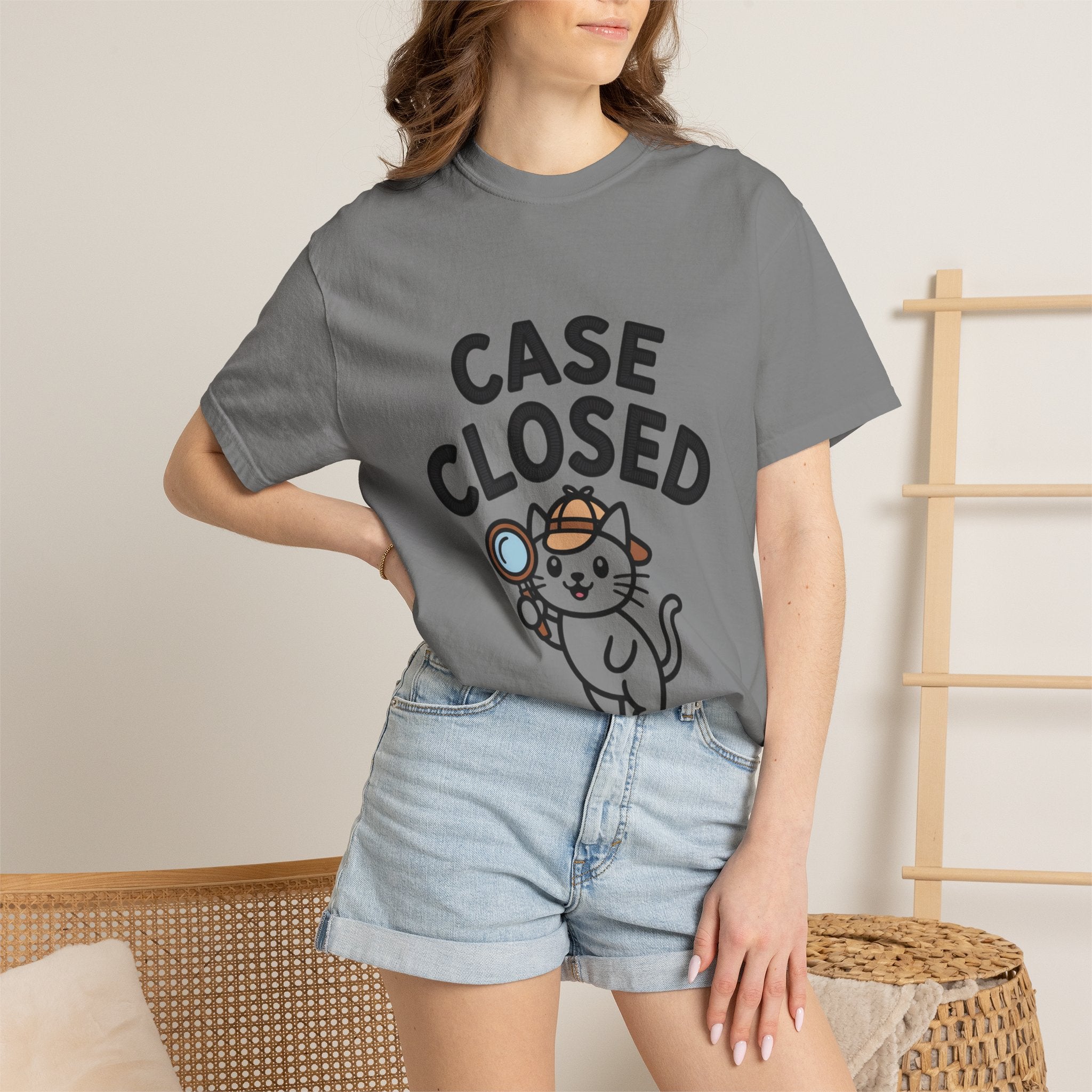 Case Closed Cat Detective T-Shirt