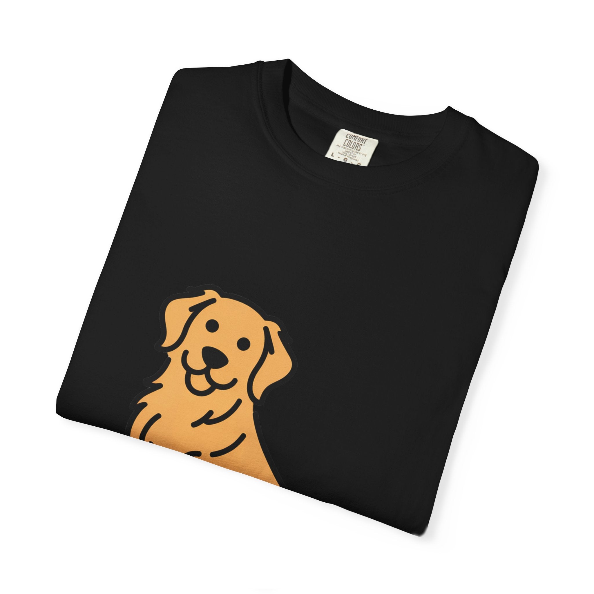 Golden Retriever Shirt, Minimalist Dog Silhouette T-Shirt, Cute Line Art Dog Lover Gift, Retriever Mom Dad Tee
