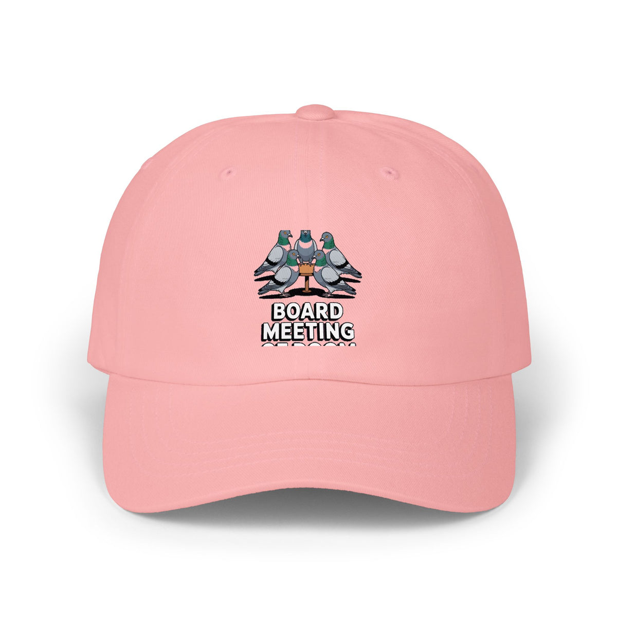 Board Meeting Of Doom Pigeons Dad Cap, Funny Pigeon Embroidered Hat, Office Humor Cap, Funny Bird Lover Gift, Unstructured 6-Panel Cap