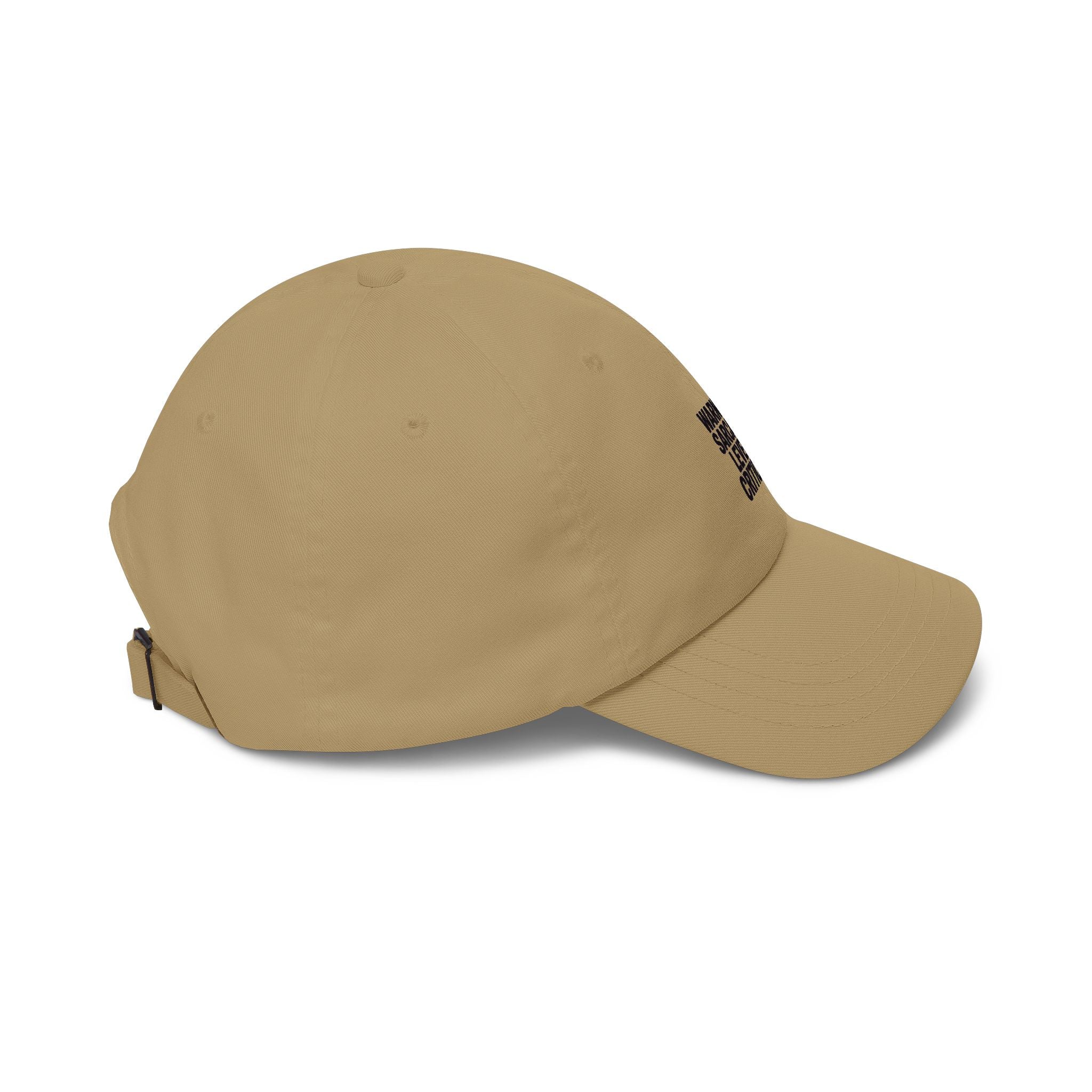 Sarcasm Levels Critical Dad Cap, Funny Embroidered Hat, Sarcastic Warning Text Cap, Snarky Gift for Him or Her, Unstructured 6-Panel Hat