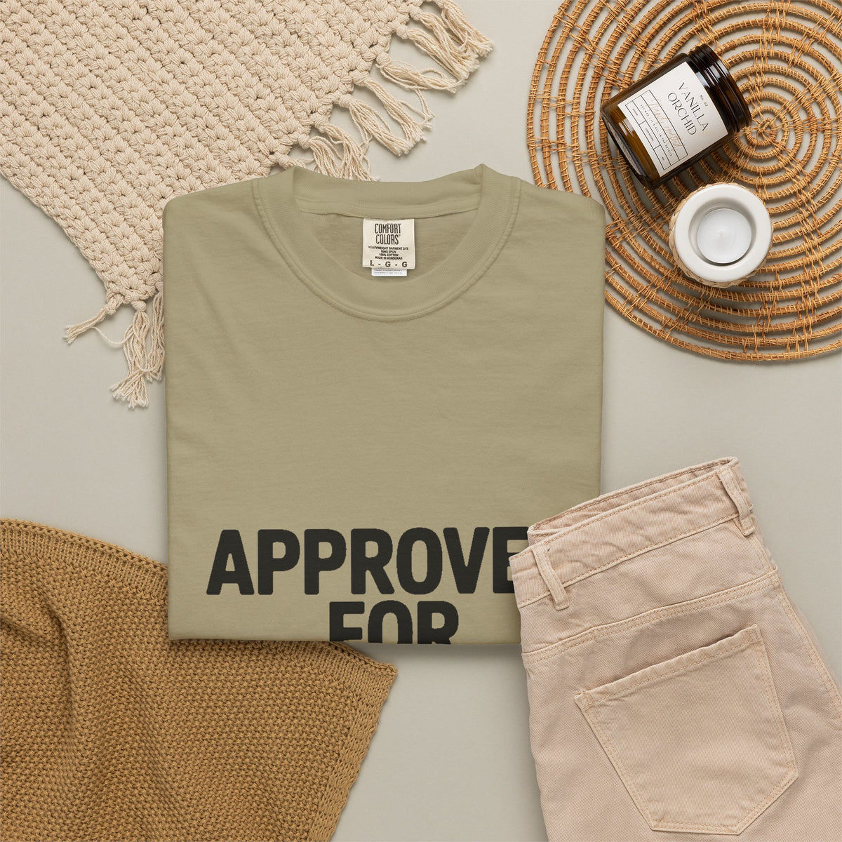 Approved For Chaos Only Shirt, Funny Bold Typography T-Shirt, Sarcastic Quote Tee, Chaotic Energy Shirt Gift