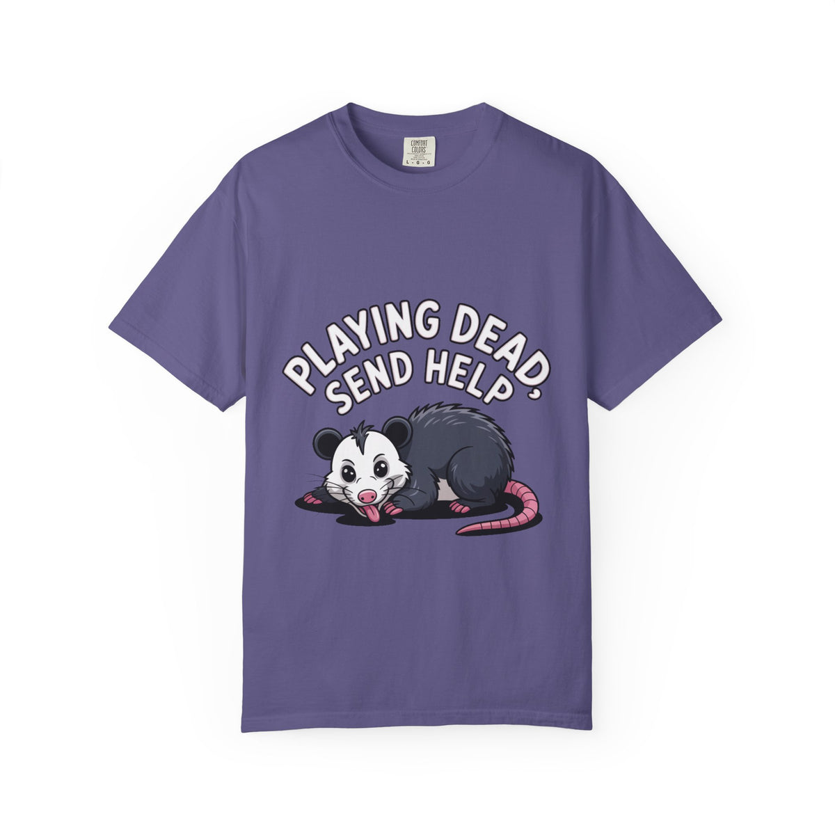 Funny Opossum Shirt, Playing Dead Send Help T-Shirt, Cute Possum Lover Gift, Sarcastic Animal Tee