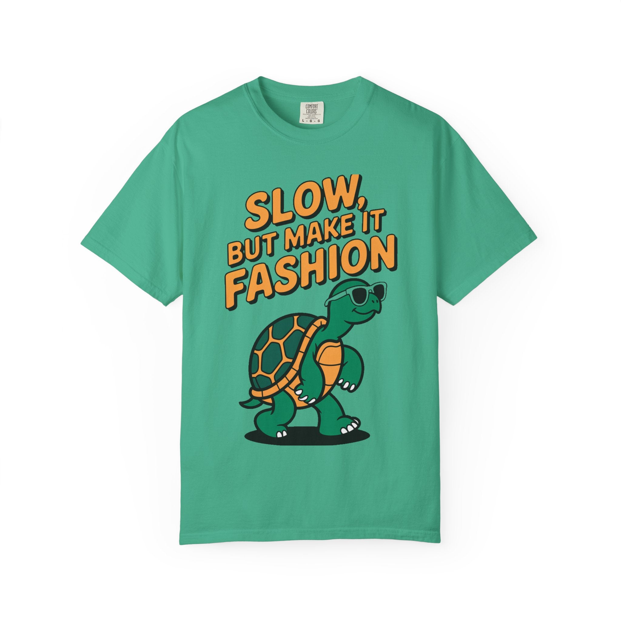 Slow But Fashion Turtle Shirt, Funny Turtle Sunglasses T-Shirt, Cute Turtle Lover Gift, Sarcastic Animal Tee