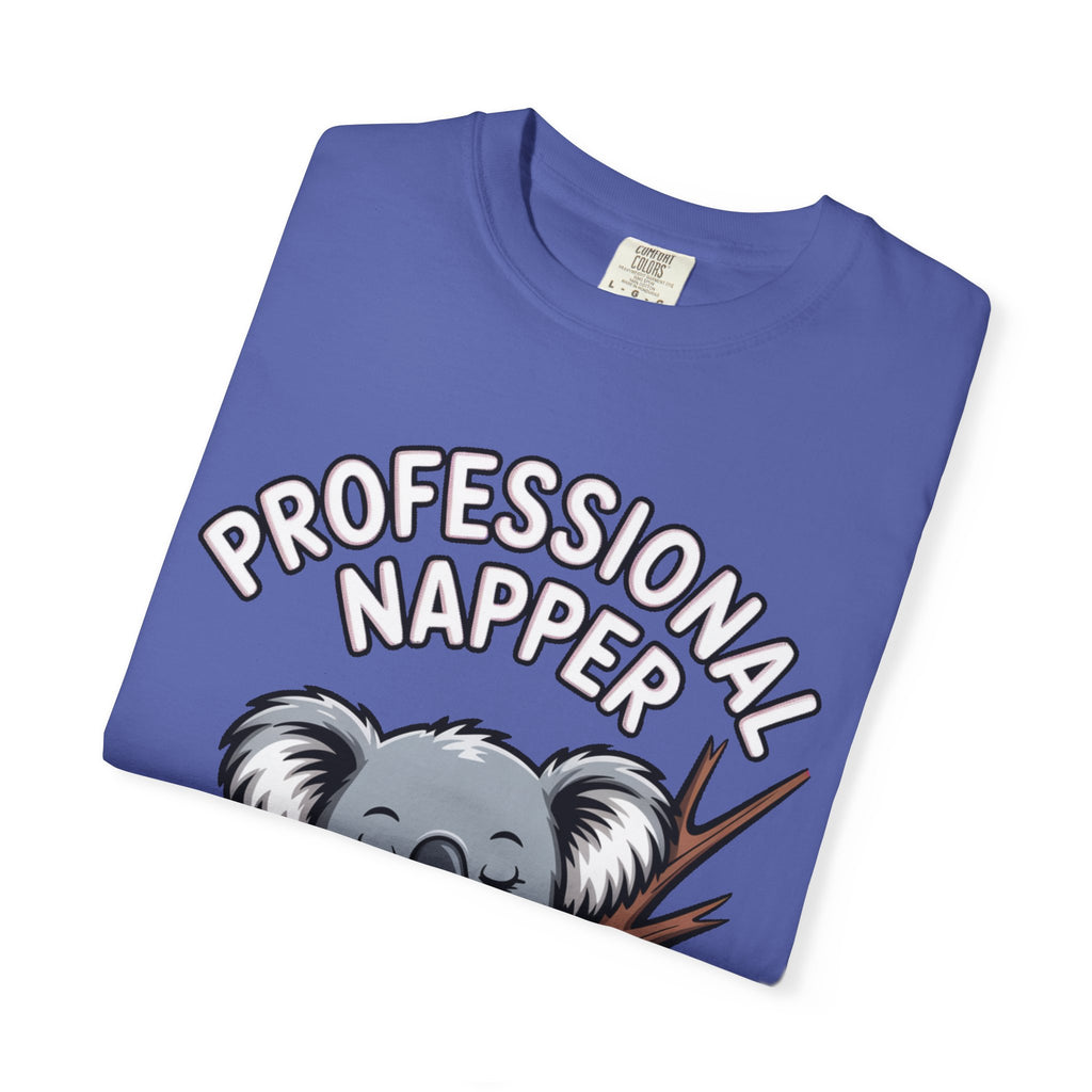 Professional Napper Koala Shirt, Funny Koala T-Shirt, Cute Sleepy Animal Tee, Nap Lover Gift, Cozy Koala Graphic Tee