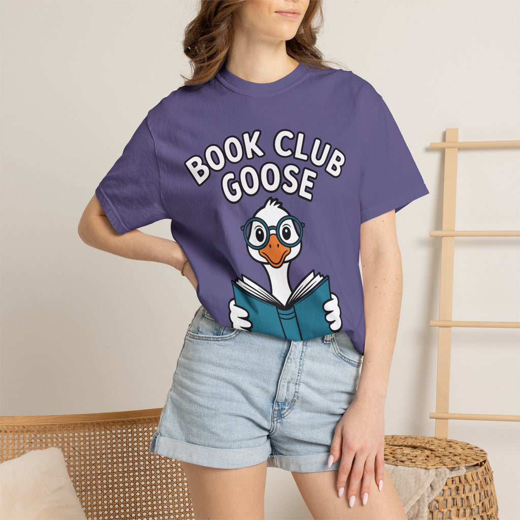 Book Club Goose Shirt, Funny Reading Goose T-Shirt, Bookworm Gift, Cute Bookish Goose Tee, Librarian Gift for Book Lovers