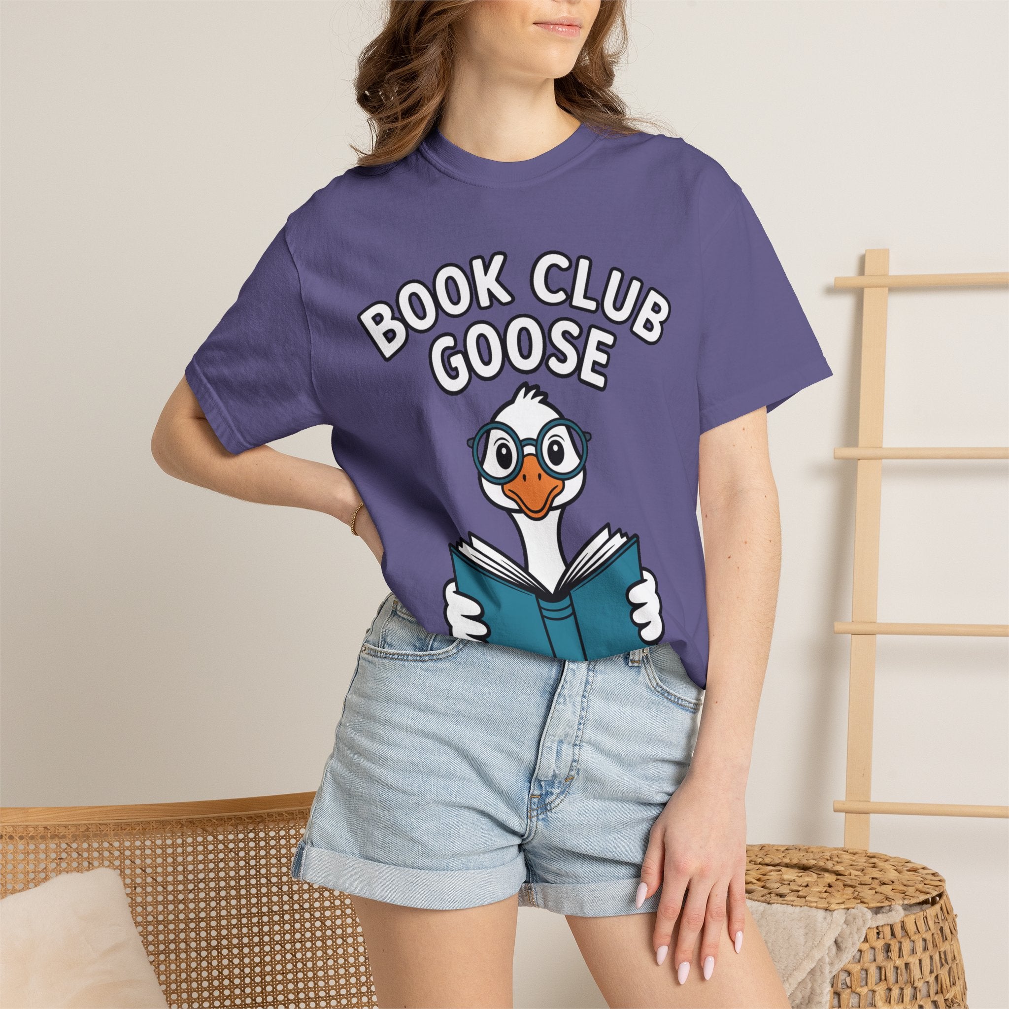 Book Club Goose Shirt, Funny Reading Goose T-Shirt, Bookworm Gift, Cute Bookish Goose Tee, Librarian Gift for Book Lovers