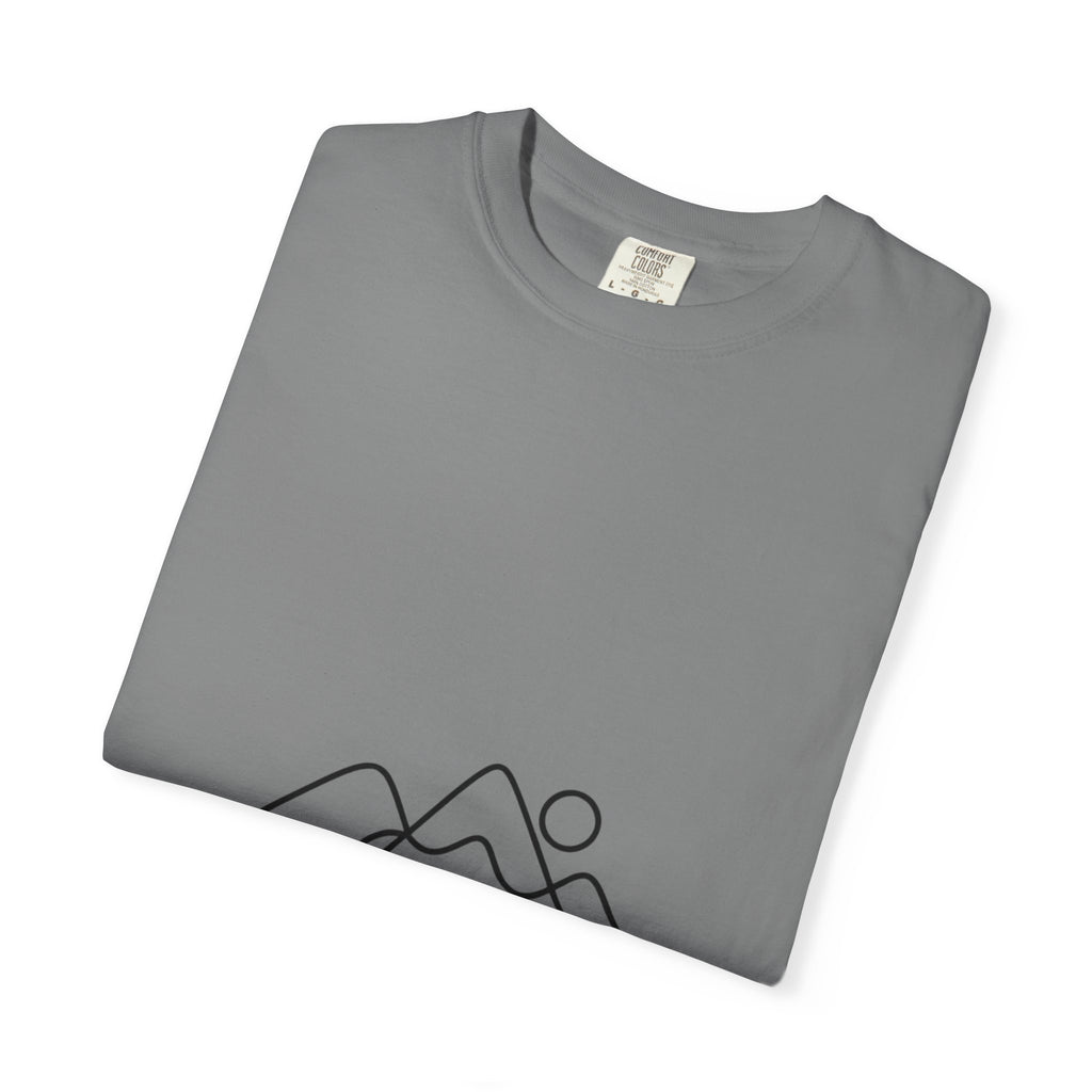 Line Art Mountain Range T-Shirt