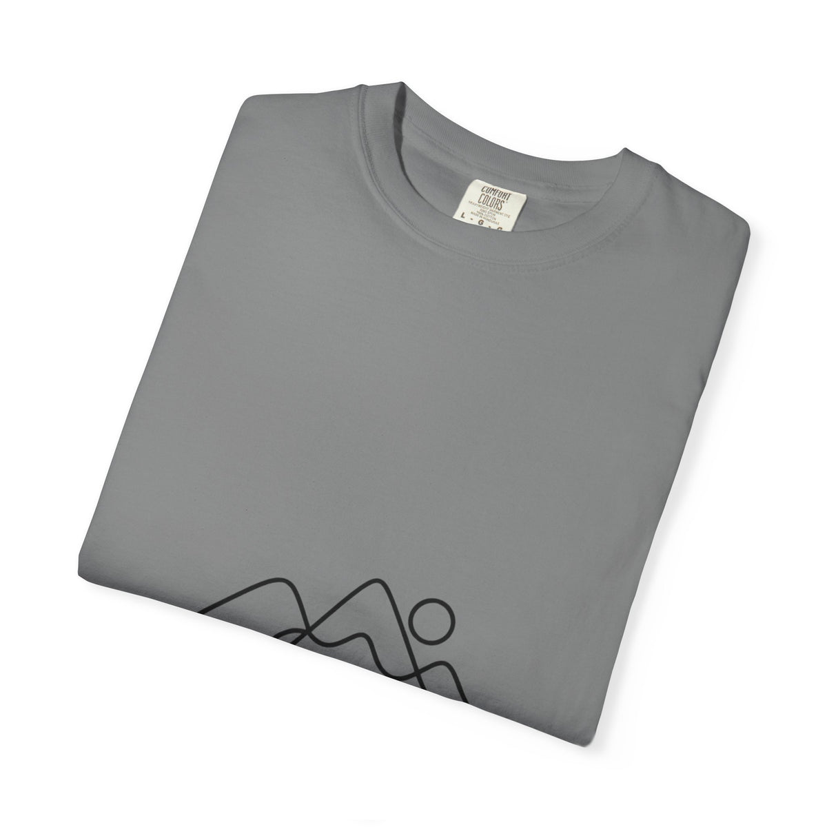 Line Art Mountain Range T-Shirt