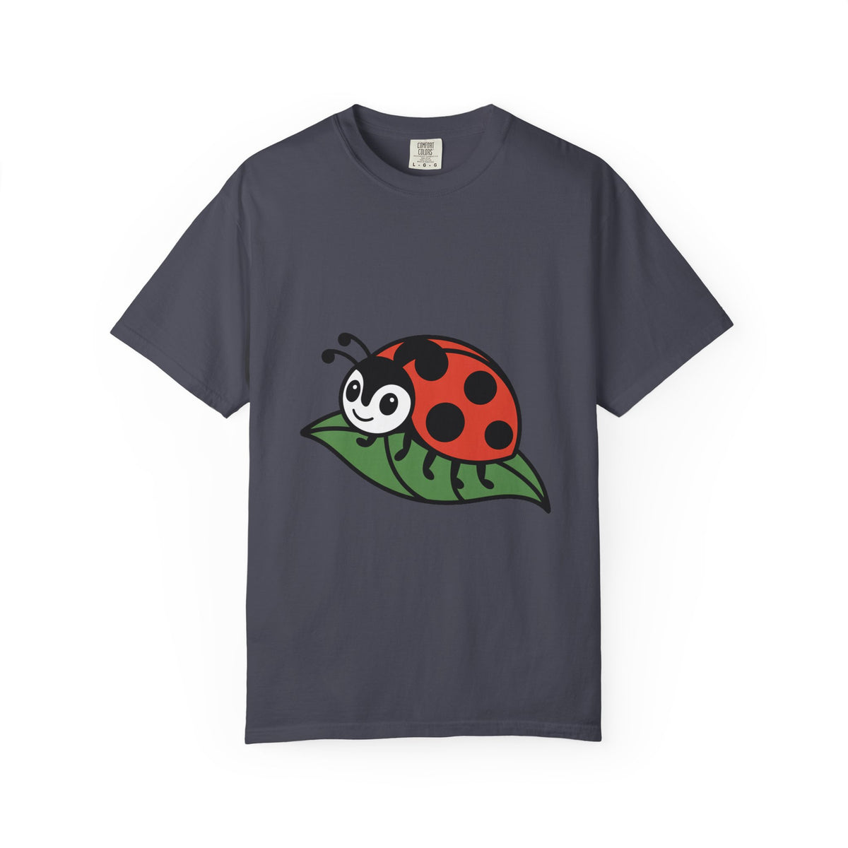 Cute Ladybug T-Shirt, Ladybug On A Leaf Shirt, Garden Bug Lover Gift, Nature Insect Graphic Tee, Kids Ladybug Shirt