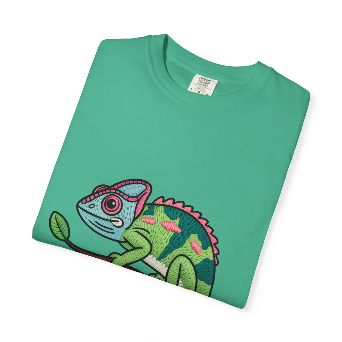 Cute Chameleon Shirt, Chameleon On A Branch T-Shirt, Cartoon Reptile Lover Gift, Funny Chameleon Tee