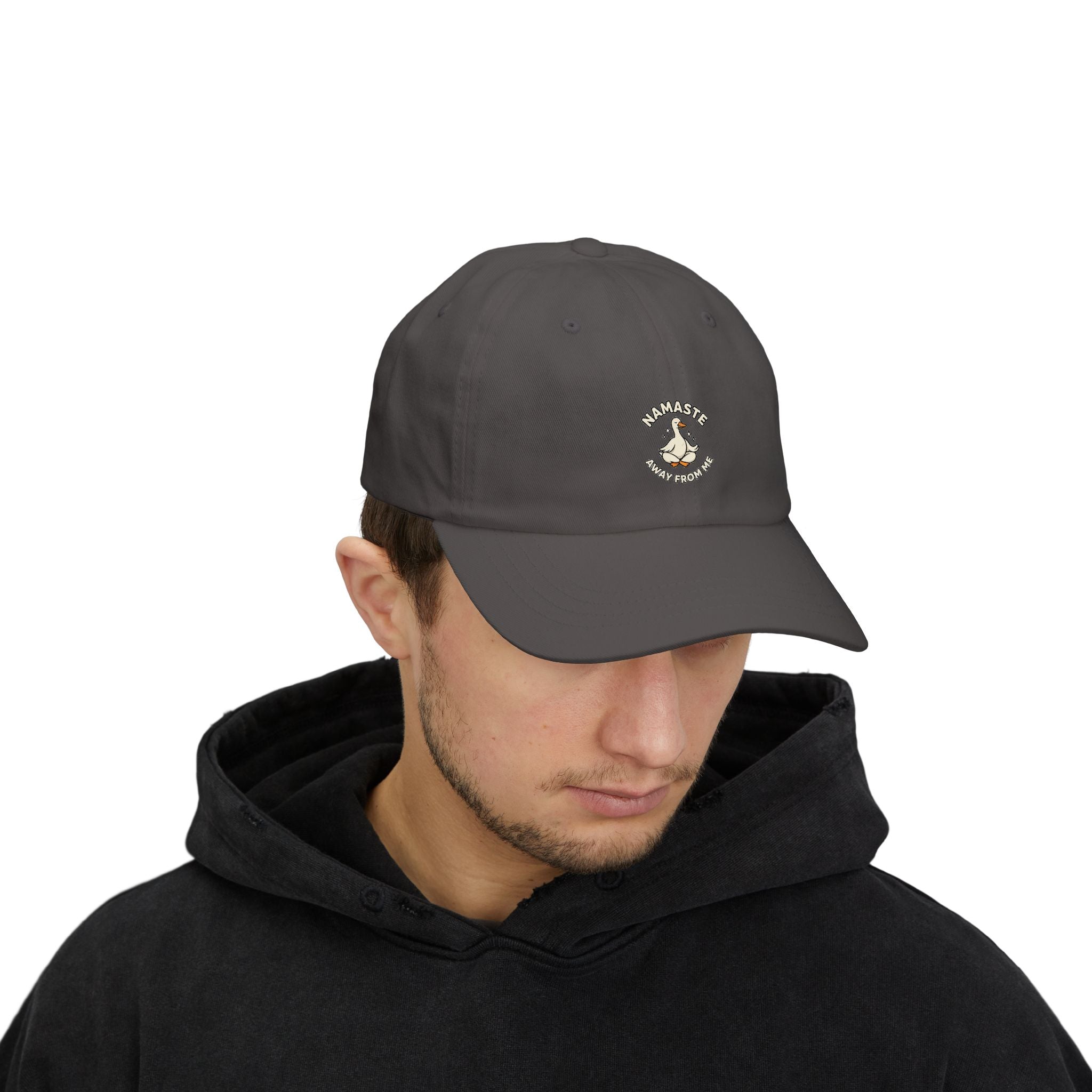 Dad Cap — "Namaste Bitches" Yoga Hand Gesture Embroidered Hat