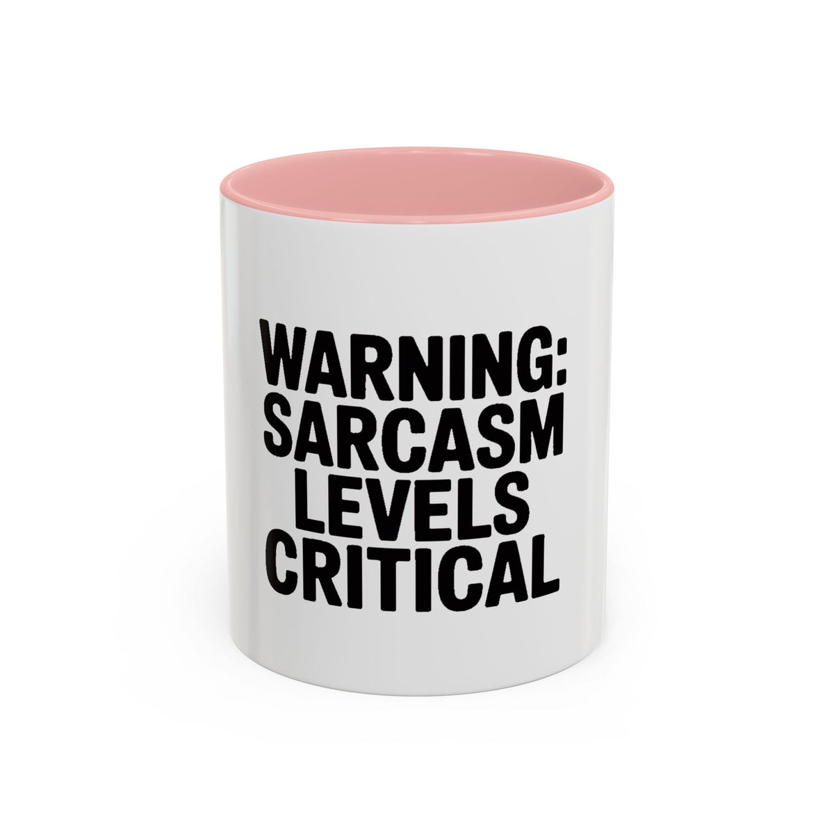 Warning Sarcasm Levels Critical Mug, Funny Sarcastic Coffee Mug, Sarcasm Quote Cup, Coworker Gift, Funny Office Mug
