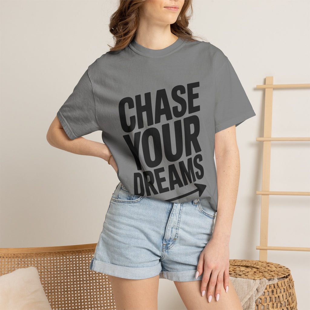 Chase Your Dreams Typography T-Shirt