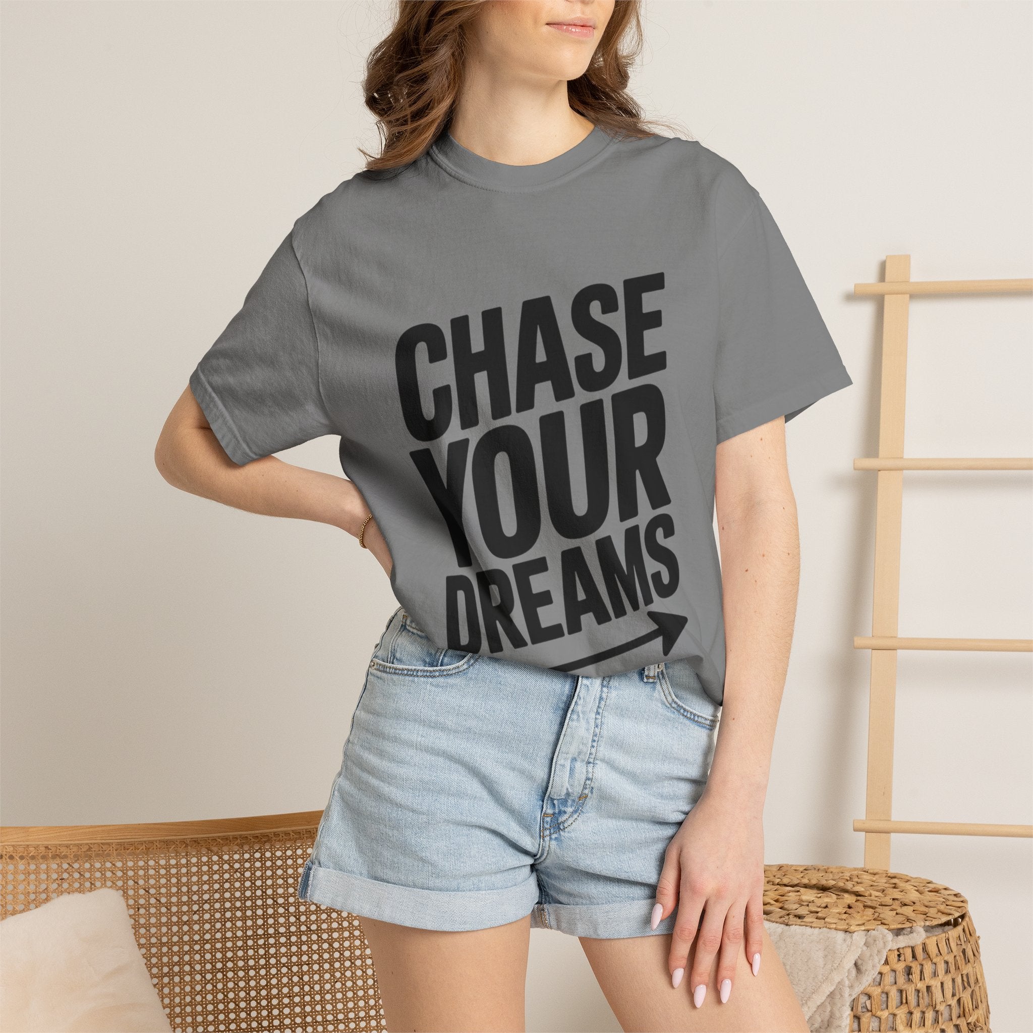 Chase Your Dreams Typography T-Shirt